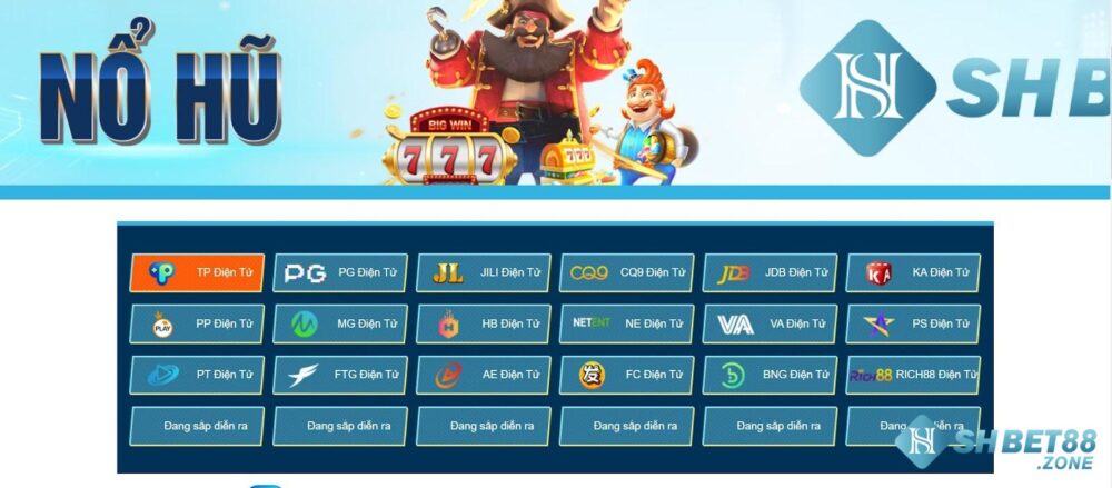 Shbet - Địa điểm chơi Nổ Hũ Shbet không thể bỏ qua 6 Cách sảnh chơi Nổ Hũ hấp dẫn, chất lượng nhất tại Shbet