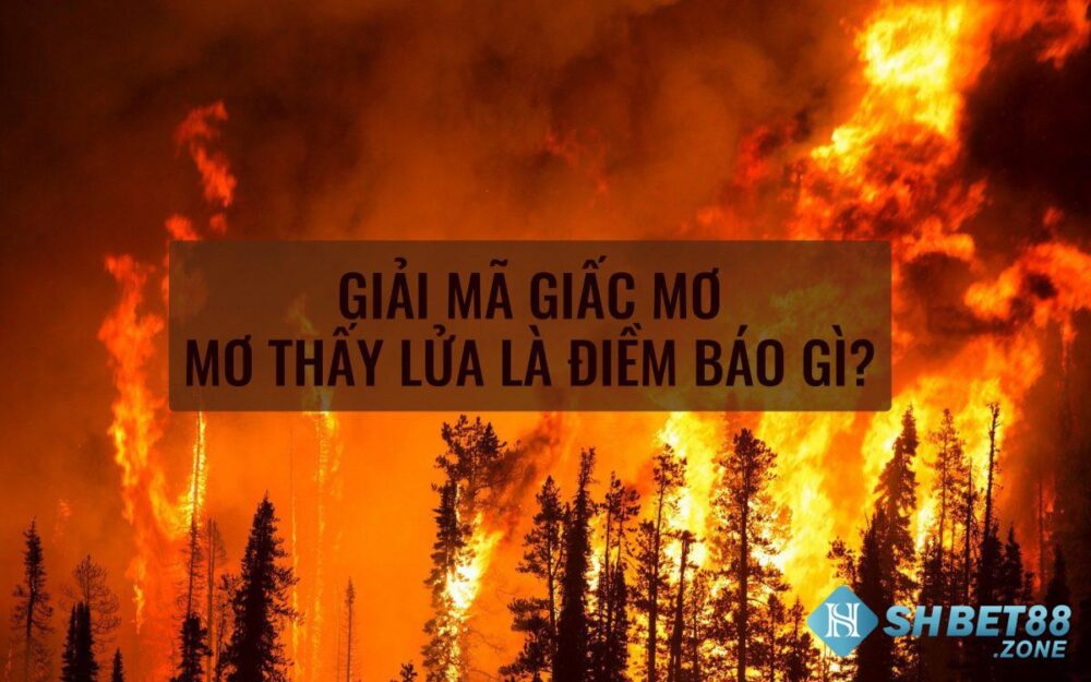 Nằm mơ thấy lửa đánh con gì? Điềm lành hay dữ? 5 Ngủ mơ thấy lửa có điềm báo gì?
