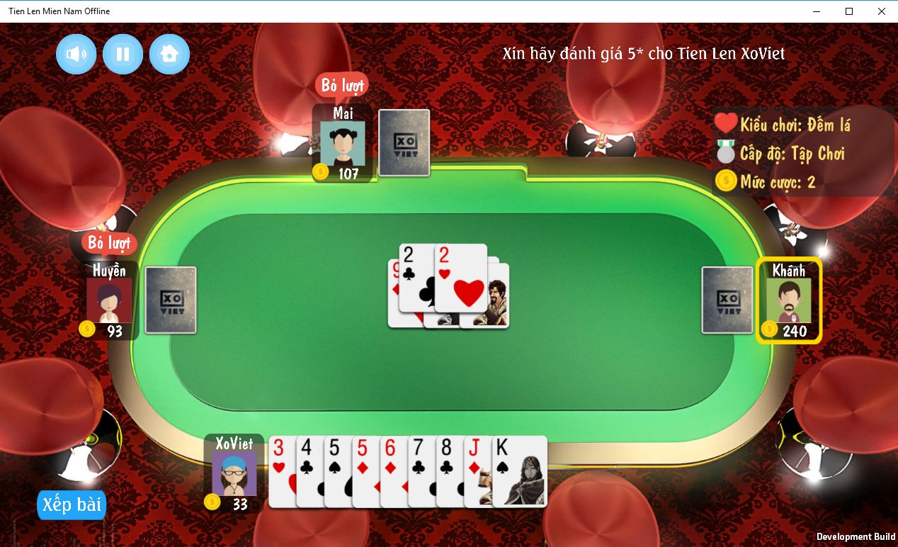 Cách chơi Tiến Lên Miền Nam, mẹo chơi cho người mới 7 Quy định về chia bài trong bài Tiến Lên Miền Nam